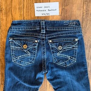 Silver Jeans McKenzie Bootcut Jeans - Indigo Blue Wash